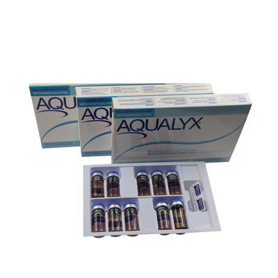 Ενέσιμο Aqualyx Αποτελεσματική απώλεια βάρους Ενέσεις διάλυσης λίπους 8Mlx 10 φιαλίδων Aqualyx