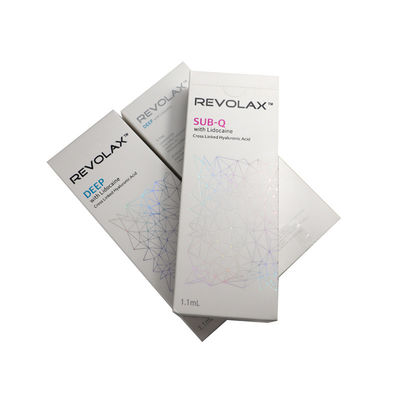 Revolax 1.1 ml Υαλουρονικό οξύ Δερματικό Συμπλήρωμα Βαθύ Sub-Q για το Πρόσωπο