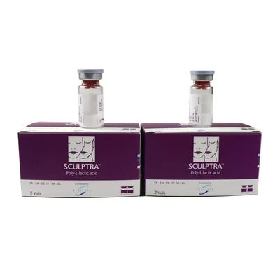 δερματικό γεμιστήρα PLLA Poly- L- Lactic Acid Demal Filler Αντιγήινη πλαστική χειρουργική επέμβαση προσώπου (2 φιαλίδια X 5ml)