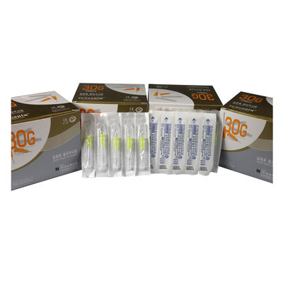 Χρησιμοποιήσιμη βελόνα Hydras 30G 32G 34G 4MM 13MM μεσο- βελόνα