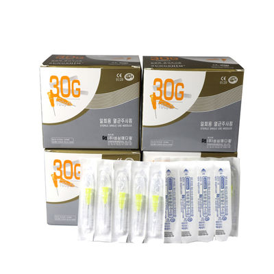 100PCS/ κουτί 30g 32g 34G 4mm 13mm 25mm Μικρο- βελόνα Υποδερμική έγχυση Σύριγγα βελόνα