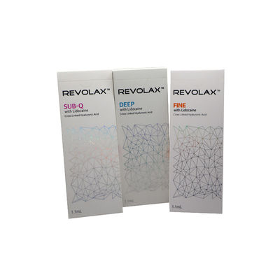 Το Revolax το λεπτό βαθύ υπο--q διασύνδεσε τη Hyaluronic όξινη δερμική έγχυση υλικών πληρώσεως 24 mg/$l*ml