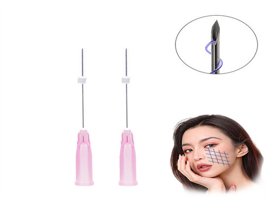 Απορροφήσιμο κολλαγόνο Pdo Thread Filler Cog 6D W Cannula Lifting Thread