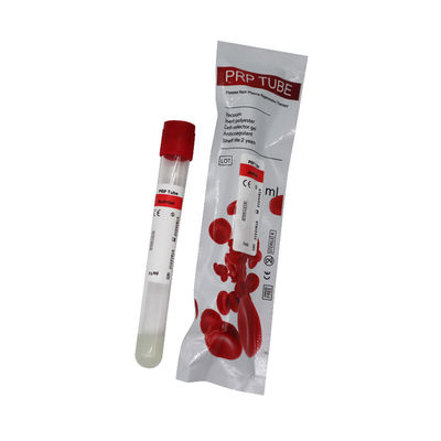 Τύπος PRP 10 ml με ACD Gel για την απώλεια μαλλιών Πλακέτες πλούσιο σε Plas Prp PRF φυγοκεντρωτικό σωλήνα