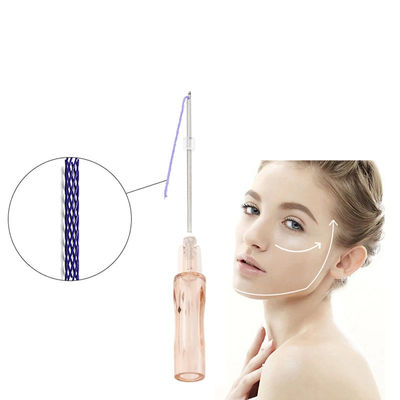 Σταθερό Απορροφήσιμο Korea Barbed 4D Cog W Blunt Pcl Pdo Thread για Ανύψωση μάγουλου Σφίξιμο σώματος