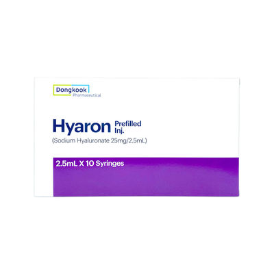 Υαλουρονικό νάτριο 25 mg/ 2,5 ml Υαλονικό προγεμισμένο ένεση
