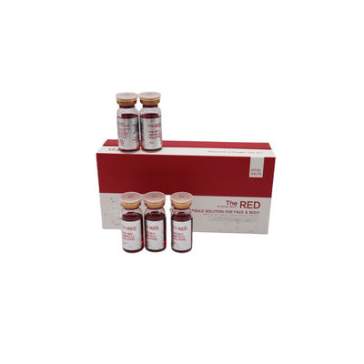 Κόκκινο διάλυμα Ampoule Σώμα Γλυπτική και αδυνατισμός Λιπολυτική διάλυση σωματικού λίπους