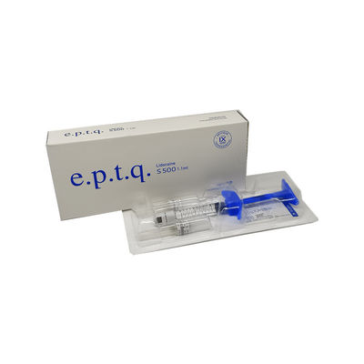 E.P.T.Q S500 1x1.1ml Σκληρή υφή Υαλουρονικό οξύ δερματικό γεμιστήρα για αυξήσεις προσώπου