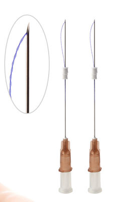 Νήμα PDO Cog μιας χρήσης με αμβλεία βελόνα, μύτη καρχαρία, διαμόρφωση, ανόρθωση με νήματα PDO