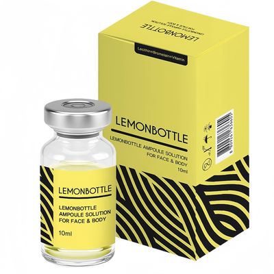 Μπουκάλι με λεμόνι 10mlx5 Reducing Double Chin Fat Solution ενέσιμη