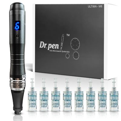 Dr. Pen Ultima M8 Επαγγελματικό Microneedling Dermapen USB Επαναφορτιζόμενο 5τμχ 32Pin Καρτρίτζ Βελόνας