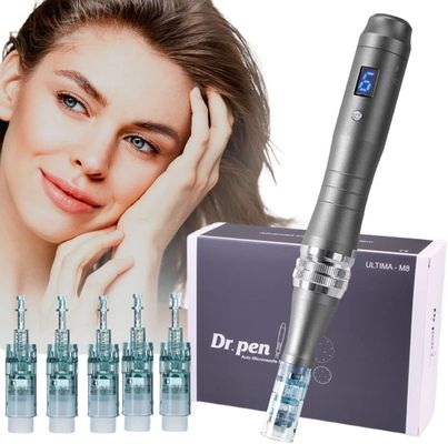 Dr. Pen Ultima M8 Επαγγελματικό Microneedling Dermapen USB Επαναφορτιζόμενο 5τμχ 32Pin Καρτρίτζ Βελόνας