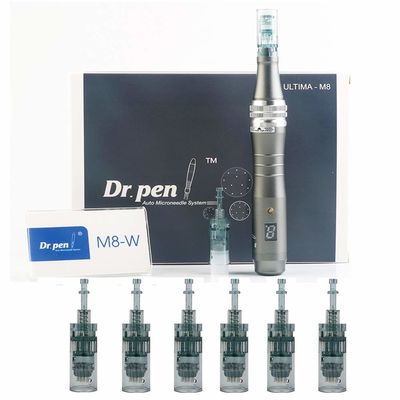 Dr. Pen Ultima M8 Επαγγελματικό Microneedling Dermapen USB Επαναφορτιζόμενο 5τμχ 32Pin Καρτρίτζ Βελόνας
