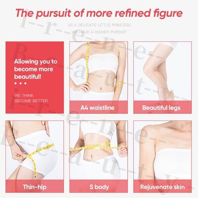 RF 3 σε 1 EMS Γκαλβανικό υπέρυθρο υπερήχων Αντικυτταρίτιδα Κάψιμο λίπους Μασάζ απώλειας βάρους