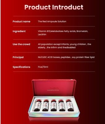 Το Κόκκινο Φιαλίδιο  Διάλυμα Απώλειας Λίπους Βάρους Lipo Lab Για Σώμα Στήθος Λαιμός