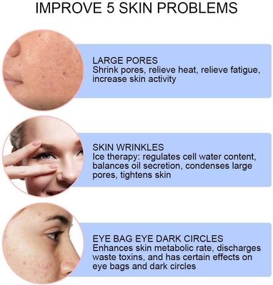 Μηχάνημα ανύψωσης θερμού ψυχρού σφυριού υπερήχων κρυοθεραπείας LED για ανανέωση δέρματος προσώπου