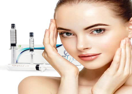 Του προσώπου δερμικό διαγώνιο συνδεμένο Hyaluronic όξινο υλικό πληρώσεως 1ml 2ml 3ml BDDE