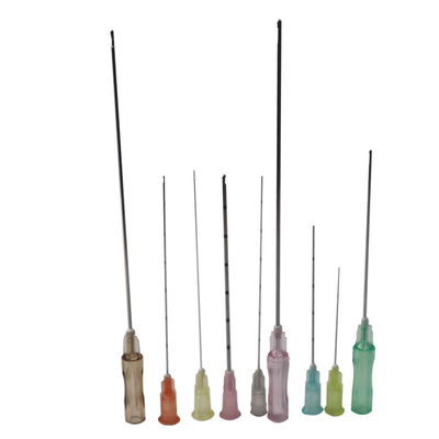CE Micro Cannula με αμβλύ άκρο και βελόνα μεσωθεραπείας διαφόρων μεγεθών με πιστοποιητικό CE
