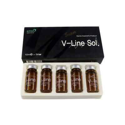 5pcs*10ml Ενέσεις διάλυσης λίπους στο πρόσωπο Λιπολυτική Super V Line Sol