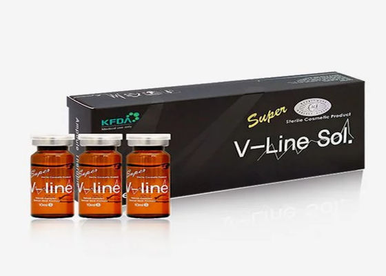 5pcs*10ml Ενέσεις διάλυσης λίπους στο πρόσωπο Λιπολυτική Super V Line Sol