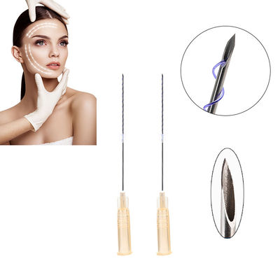 Μονό βίδα πρές Fishbone Cog 3D 4D 6D 8D PDO PCL PLLA Νήματα Face Lift