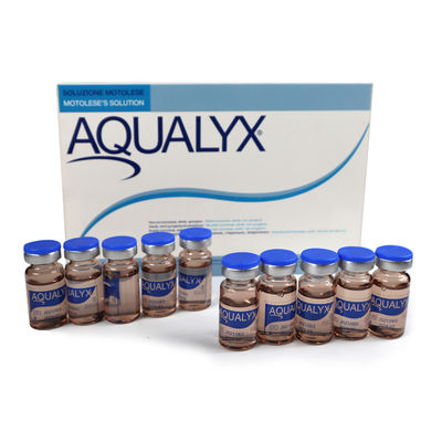 Aqualyx 10 X 8 Ml Φιαλίδια Ενέσεις Λύσης λιπών για το Πρόσωπο και το Σώμα