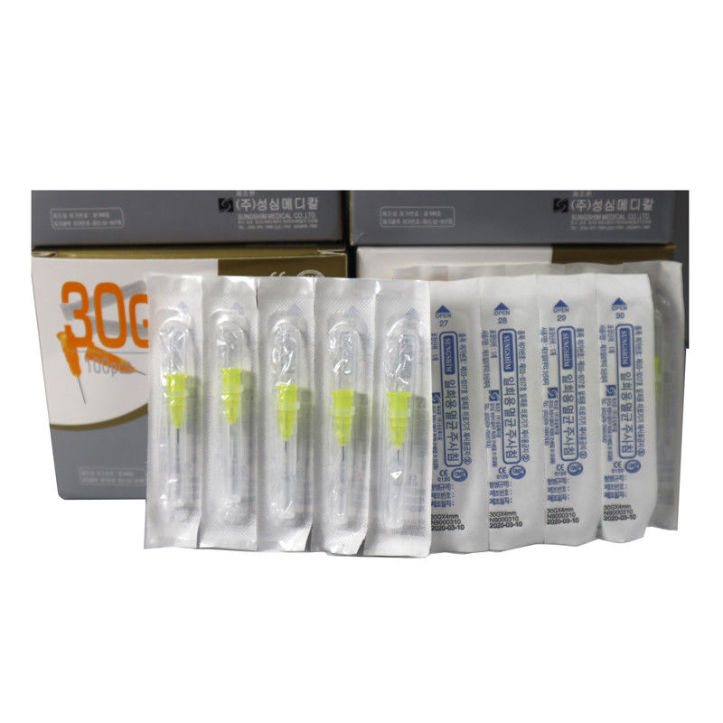 100PCS/ κουτί 30g 32g 34G 4mm 13mm 25mm Μικρο- βελόνα Υποδερμική έγχυση Σύριγγα βελόνα