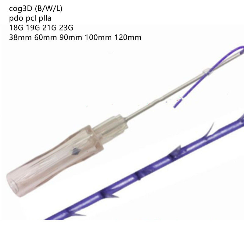 Μονό βίδα πρές Fishbone Cog 3D 4D 6D 8D PDO PCL PLLA Νήματα Face Lift