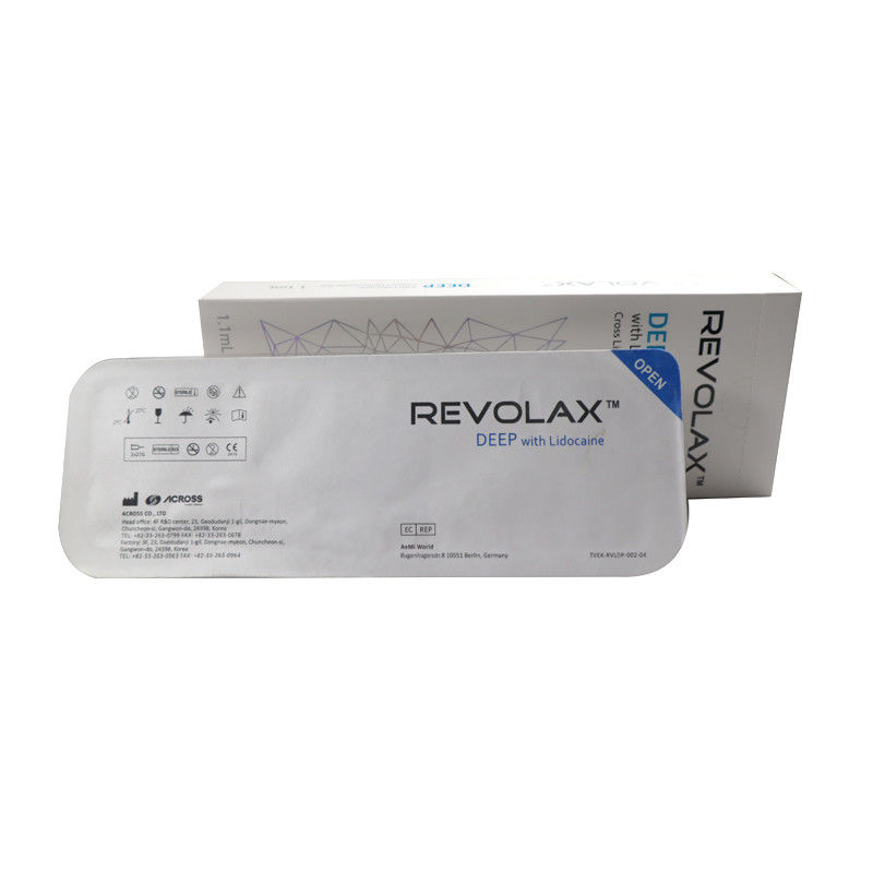 24 mg/ ml Υαλουρονικό οξύ Δερματικό γεμιστήρα Revolax Deep Fine Sub-Q 1 X 1,1 ml