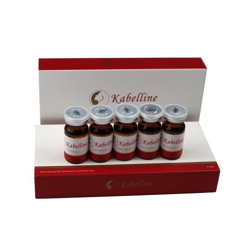 Ενέσεις διαλύσεως λίπους Kabelline 5 φιαλίδια X8ml Λύση απώλειας βάρους προσώπου και σώματος